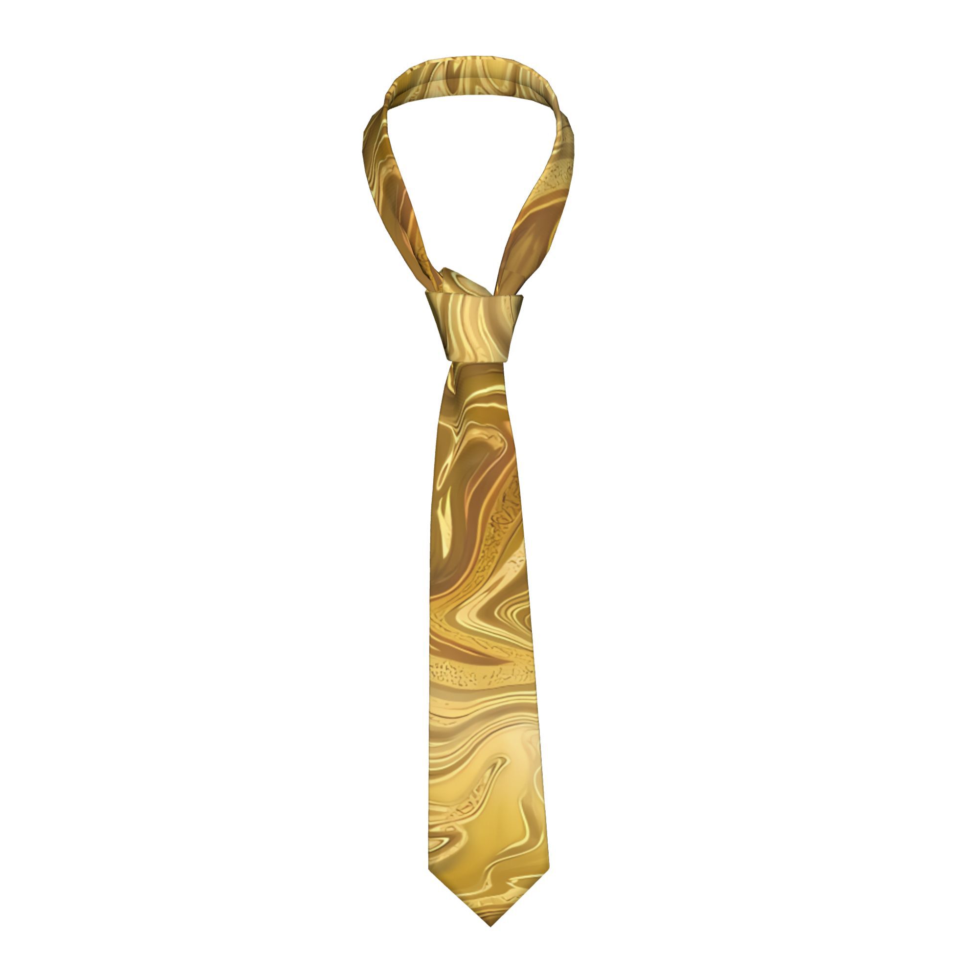 TEMU 1pc Shimmering Luxury Tie For Men - Soft Comfortable Polyester Woven Accessory Ideal For Weddings, Parties And Casual Wear Design