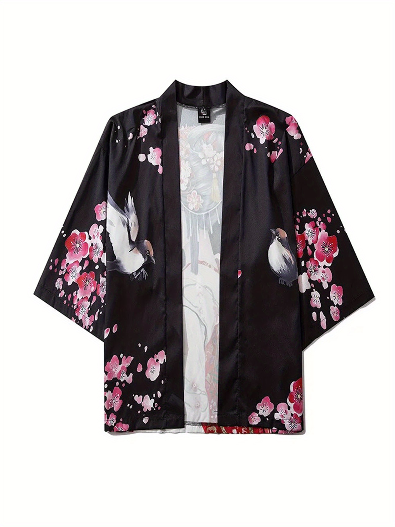 beautiful cherry   kimono cloak chinese size please check the size guide  