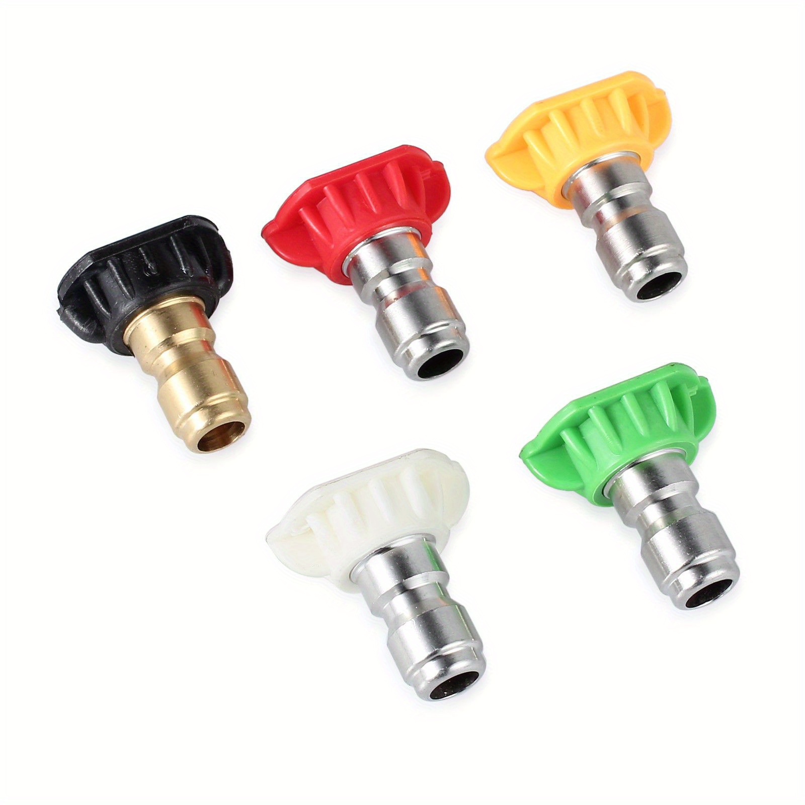 

5pcs Pressure Washer Nozzles - High Power Nozzles Quick Connect 1/4" Set For Garden Hose 2700 Psi Pressure Washers - Replacement Sprayer Nozzle Tips For Pressure Washers