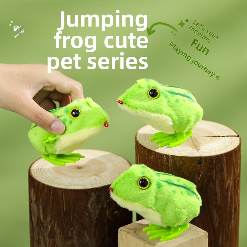 jumping frog toy sold on Temu United States