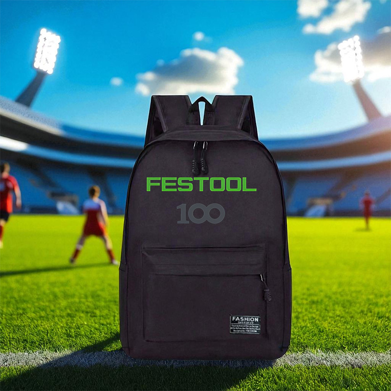 TEMU 1pc Festool Large Capacity Backpack - Unisex, With Adjustable Shoulder Straps, Travel Backpack, Campus Backpack, Backpack, Sports Backpack,