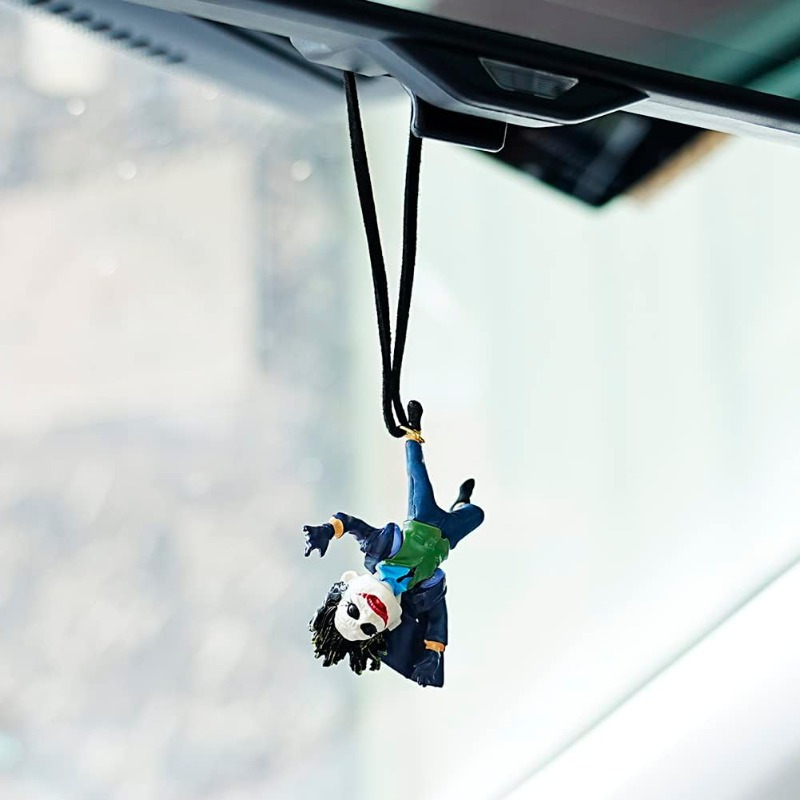 

Fun Clown Car Mirror Hanging Decoration - Plastic Interior Accessory