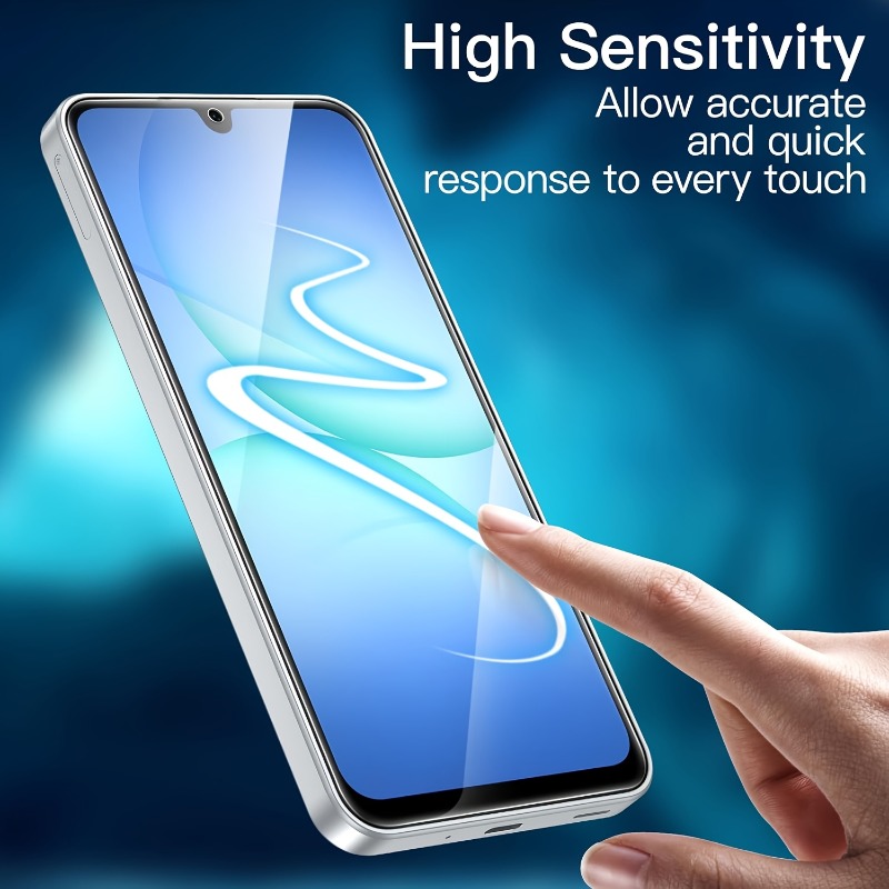 3 În 1: 2 buc. Folii de protecție ecran HD cu îndepărtare automată a prafului și 1 buc. Husă de telefon TPU compatibilă cu Samsung Galaxy A06 A07 A15 A16 A17 A25 A26 A34 A35 A36 A37 A54 A55 A56 A57, Potrivire precisă, Prietenoasă cu carcasele, Strat rezistent la zgârieturi, Protecție a marginilor