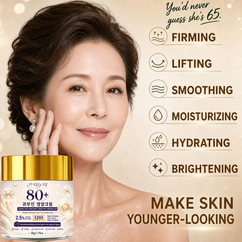 Image of This Luxurious Cream Provides Instant, Powerful Firming, Lifting, Smoothing, Hydration, And Moisture While Improving . Wrinkles Reduced—diminishing Or Signs Of Aging. Nourishing And Rich In Effective