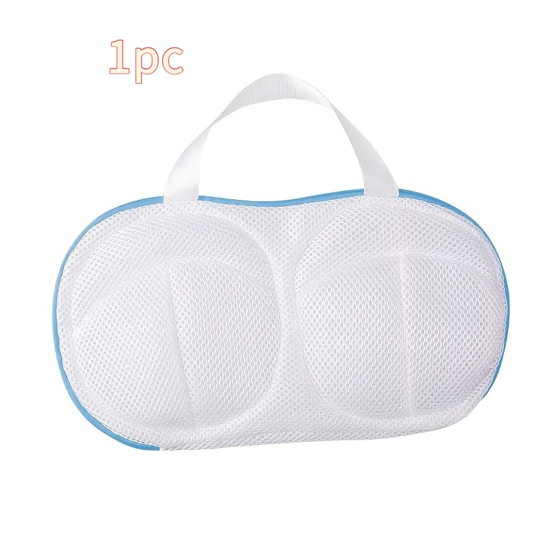 TEMU 1 sac à linge durable pour sous-vêtements - Sac à linge en avec fermeture éclair, adapté aux vêtements délicats, ronde, sacs à linge