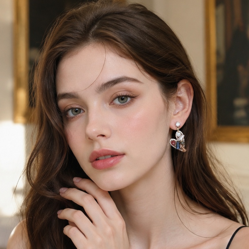 Women's Elegant Graceful Earrings with Sophistication