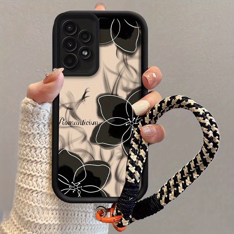 TEMU Phone Case - Trendy Phone Cover For Galaxy A13/a13lte 4g (universal Multi-model) With A Lanyard, Suitable For All Genders. Durable Tpu Soft