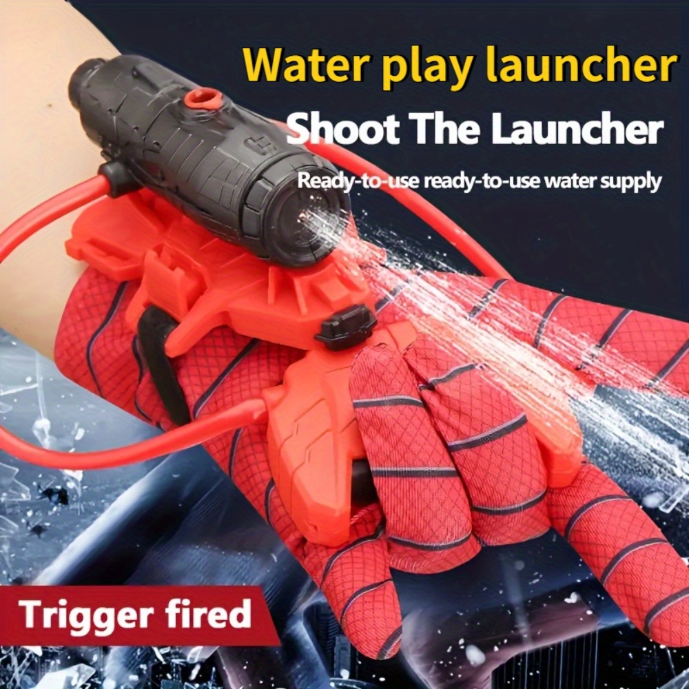   with a set of spider gloves and wrist water spray launchers for teenagers a summer novelty toy an   for outdoor   summer   gift and a   for indoor and outdoor activities