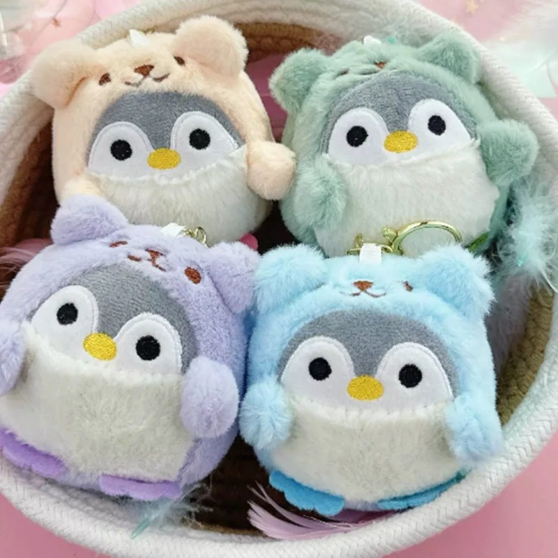 Llavero De Peluche Pingüino De 13 Cm – Adorable Accesorio Para Mochilas, Bolsos Y Llaveros, Regalo Original