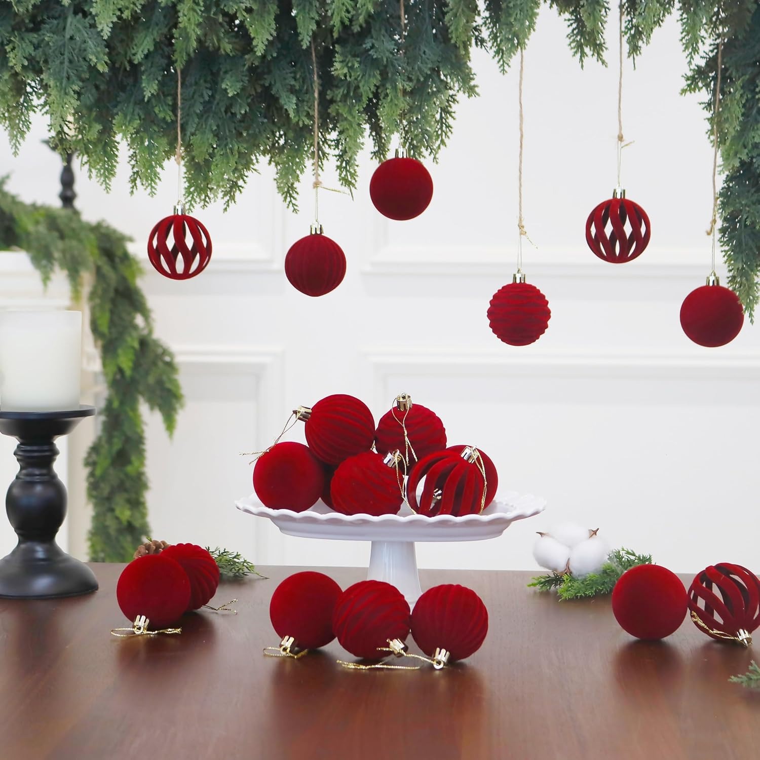 Fluwelen kerstballen - Vind hier de leukste kerstballen voor in de