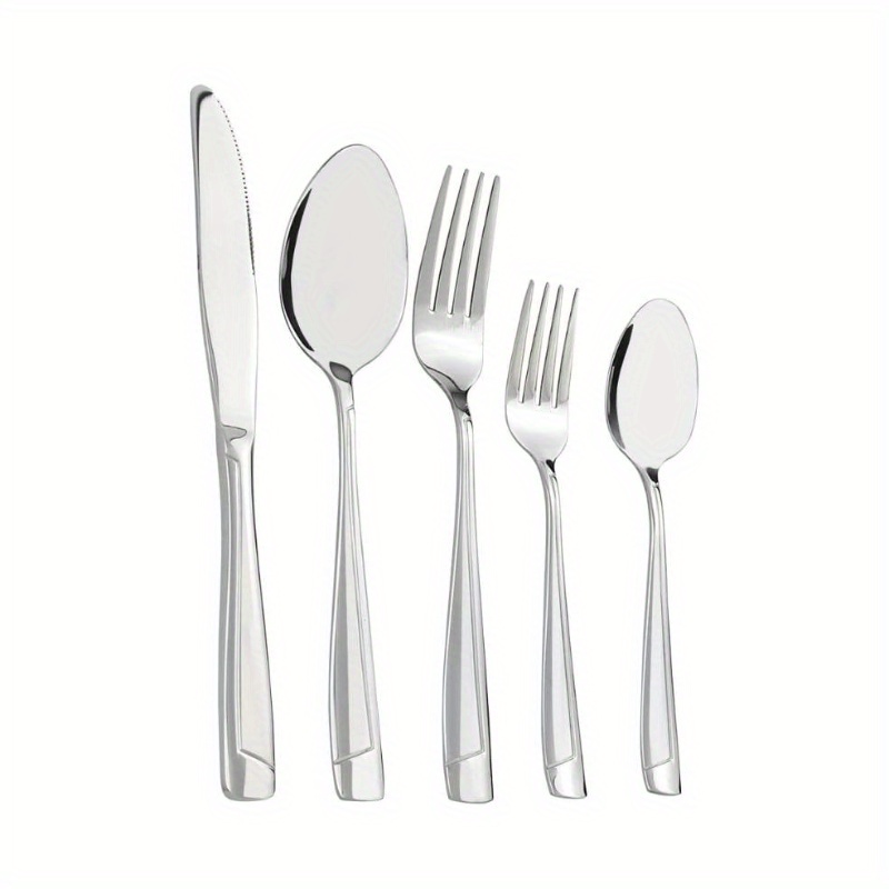 set of 10 stainless steel tableware, including 50pcs of cutlery. Product details 0