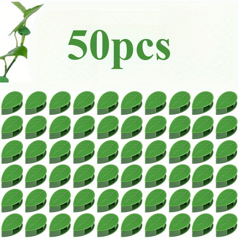 E-shop 10/50/100 Stk. Grüne Rosen Kletterpflanze Befestigungsclip ohne Bohren, starke selbstklebende Grünpflanzenbefestigung, unsichtbar und nicht