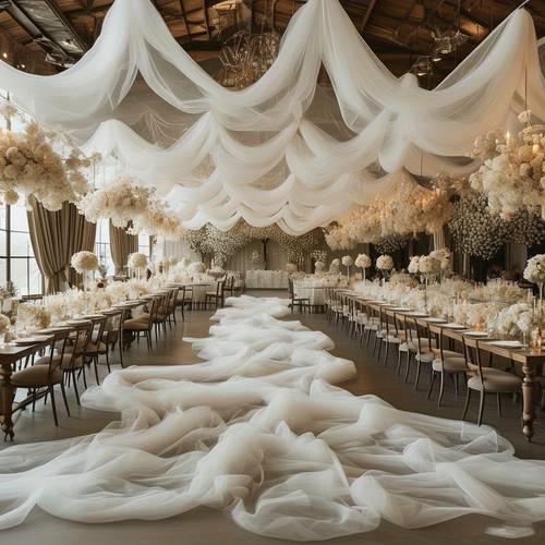 1 roll of 1m wide x 20m long sheer for christmas wedding decorations lightweight soft semi transparent fabric elegant long fringe design ideal for holiday parties birthday valentines halloween 100 polyester