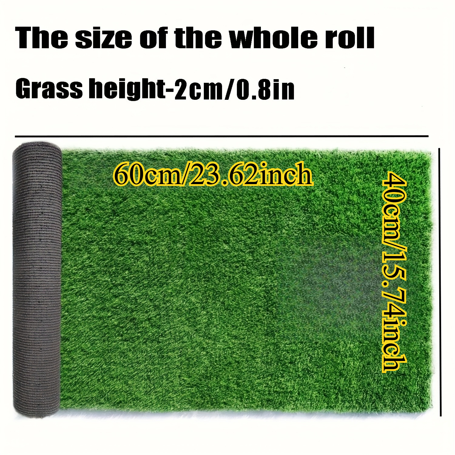 TEMU Artificial Turf Mats, Indoor/outdoor Dog-urine-resistant Artificial Turf, Suitable For Golf Course Turf, Patios, And