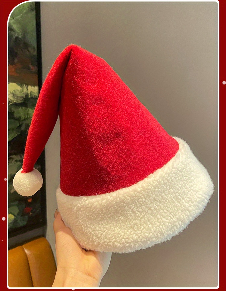 Schattige Herten Kerstmuts - Rood & Wit Santa Feestaccessoire met Pluizige Oren, Lichtgewicht Feestdecoratie voor Cosplay, Foto Props, Kerstfeesten - Geen Montage Nodig, Feestelijke Partymuts, Kerstkostuums, Cosplay Hoofddeksel, Speels Ontwerp, Zachte Textuur, Seizoensgebonden Hoofddeksels, Whimsical Design, Alleen Handwas, Cadeau voor Haar, Fotoshoot Props, Schattige Herten Rodehoofd Kleine Hertje, Feestelijke Kleding, Cosplay Props, Kerstversiering, Zachte Hoofddeksels, Lichtgewicht