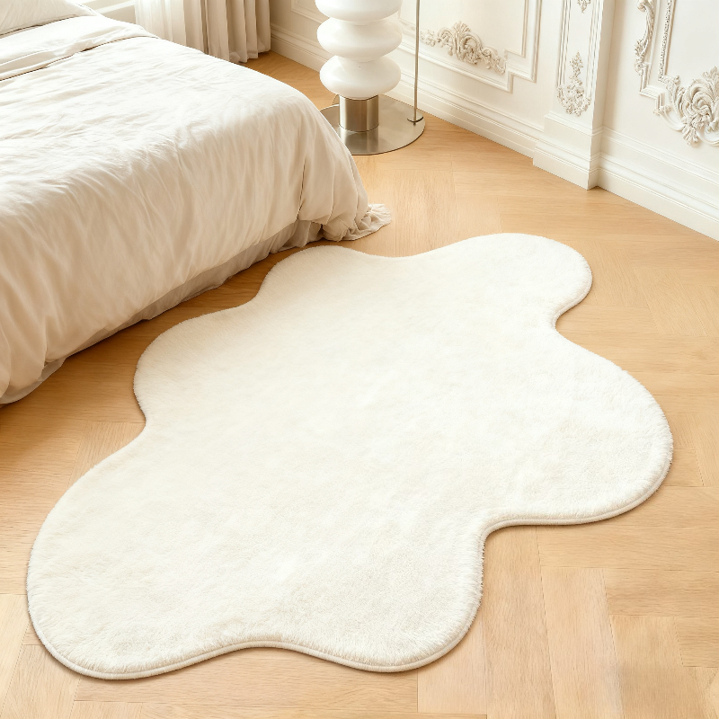 irregular rug sold on Temu United States