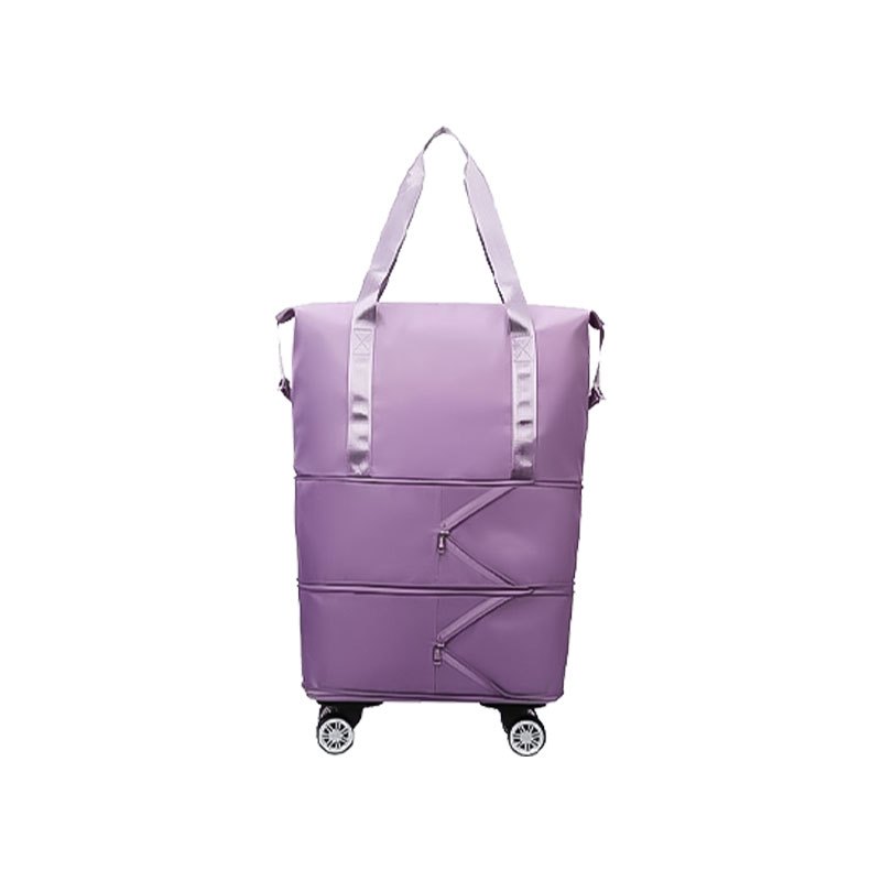 TEMU Portable Fitness Bag, Detachable Universal Wheel Large-capacity Handbag, Gift For , Made Of Oxford Cloth, Suitable For Fitness, Travel, And