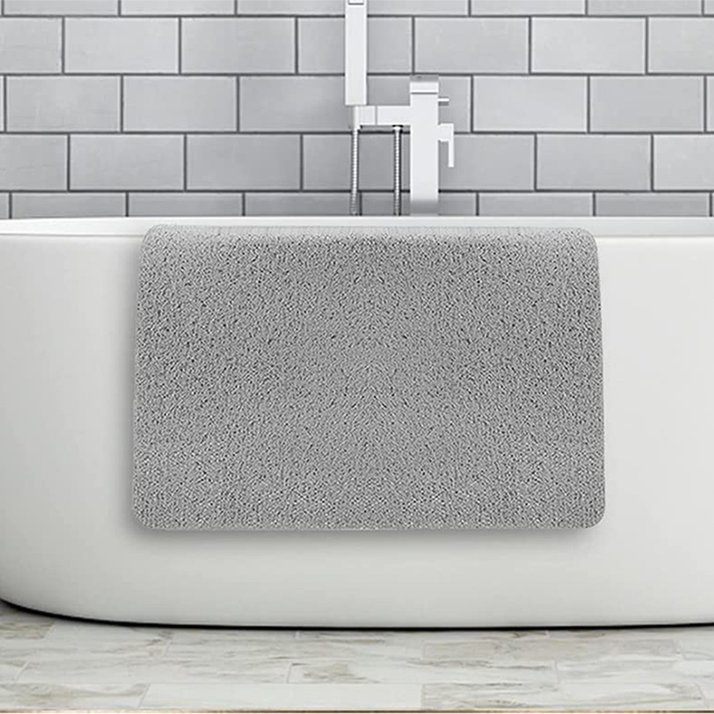 Image of 80 X 80cm Shower Mat With Anti-slip Padding Layer Textured Surface Quick Drying Easy To Clean, Breathable, Used In Bathroom, Living Room, Entrance, Bedroom, Kitchen