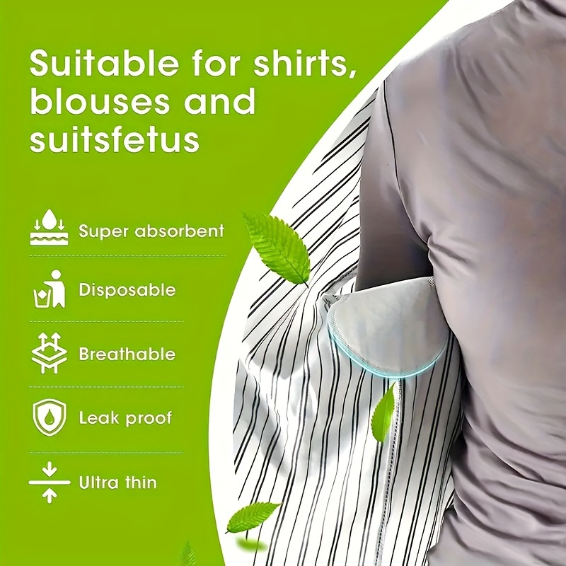 50pcs invisible sweatproof underarm   breathable anti perspirant gel free technology     backing summer   use comfortable for sensitive light beige men women gym sports casual attire 50 individually wrapped for hygiene sweat blocking pads for   freshness discreet for all day Product details 3