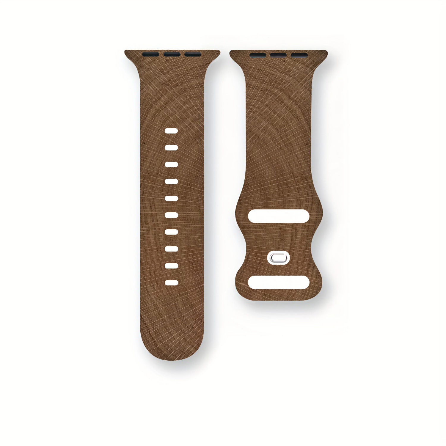 TEMU For Smartwatch Strap | Designed For For Iwatch | Fits /2/3/4/5/6/7/8/9/10/11/ultra/se And Sizes 38/40/41/42/44/45/49mm | Wood Grain Pattern |