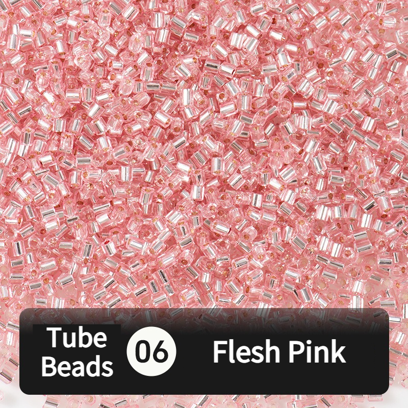 680pcs Hex-Cut Tube Beads for Beading & Jewellery Making