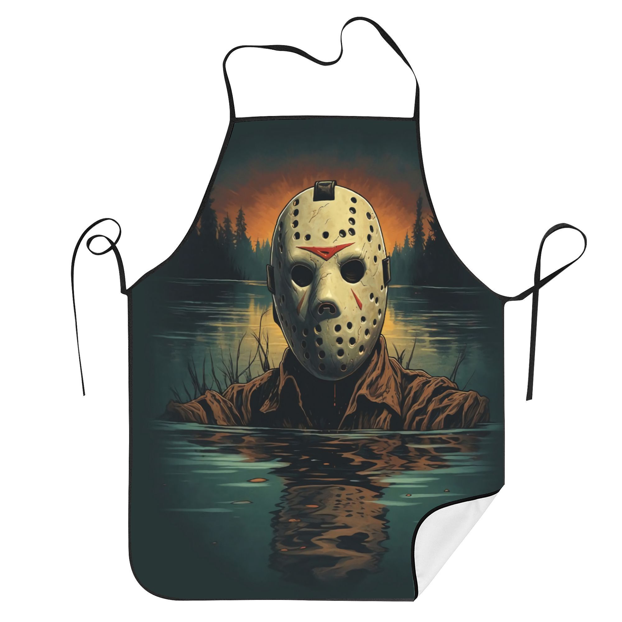 

Halloween Horror Man Apron Cook Restaurant Printed