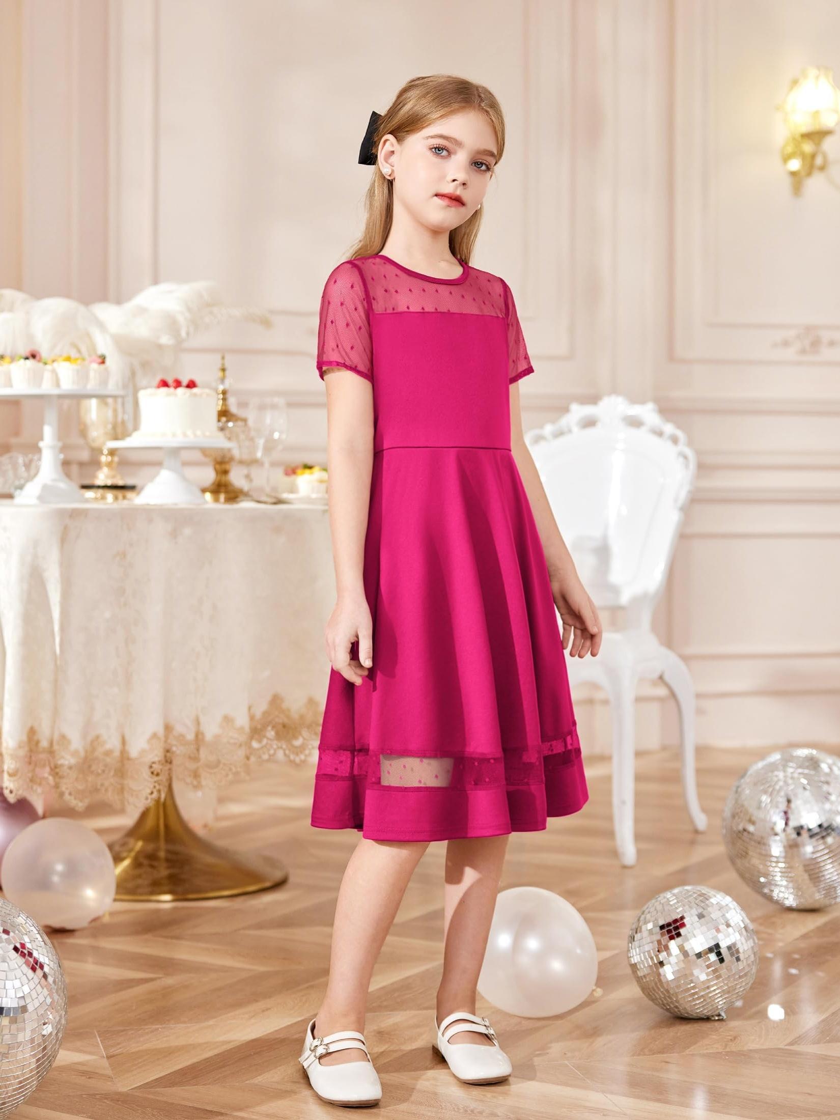 open lace back dress Pink Birthday Outfit Short Evening Dress Cocktail Dresses Short Party –  formalgowns main image 1