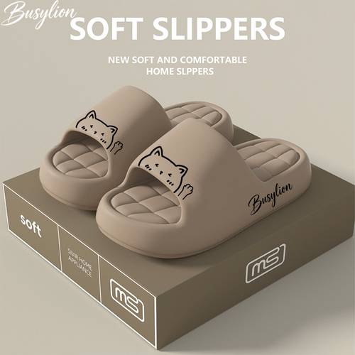 womens summer bathroom slippers non slip quick dry thick soled design