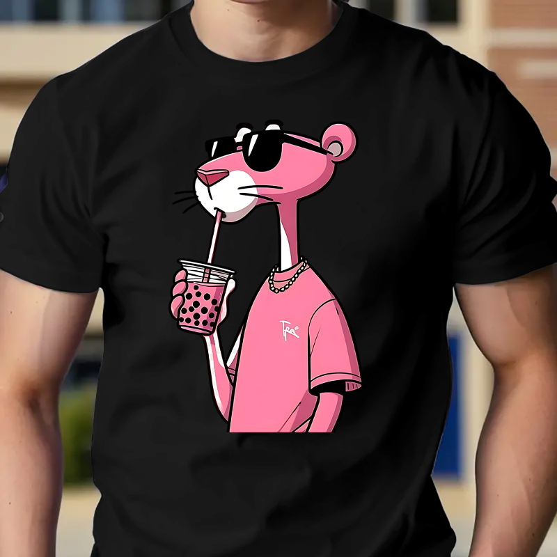 

Men's Print Cotton T-shirt - Casual & Comfortable, Crew Neck, Short Sleeve