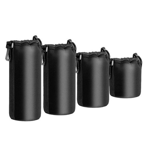 Artikelbild 4er-set kamera objektivhülle set kleine mittlere große und extra große objektivhülle für dslr kamera objektiv tasche sturzsicher