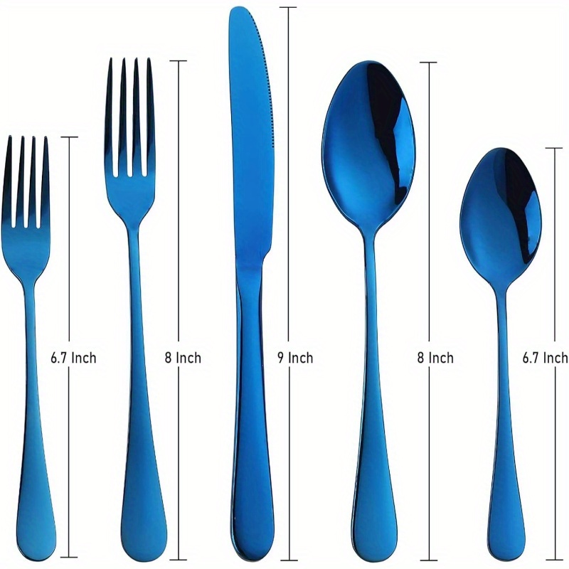 silverware set flatware cutlery 20pcs stainless steel tableware set service 4   fork knife spoon   polished dishwasher safe cutlery portable cutlery set home dining kitchen essentials stylish flatware modern silverware durable utensils   silverware home cooks restaurant supplies Product details 7
