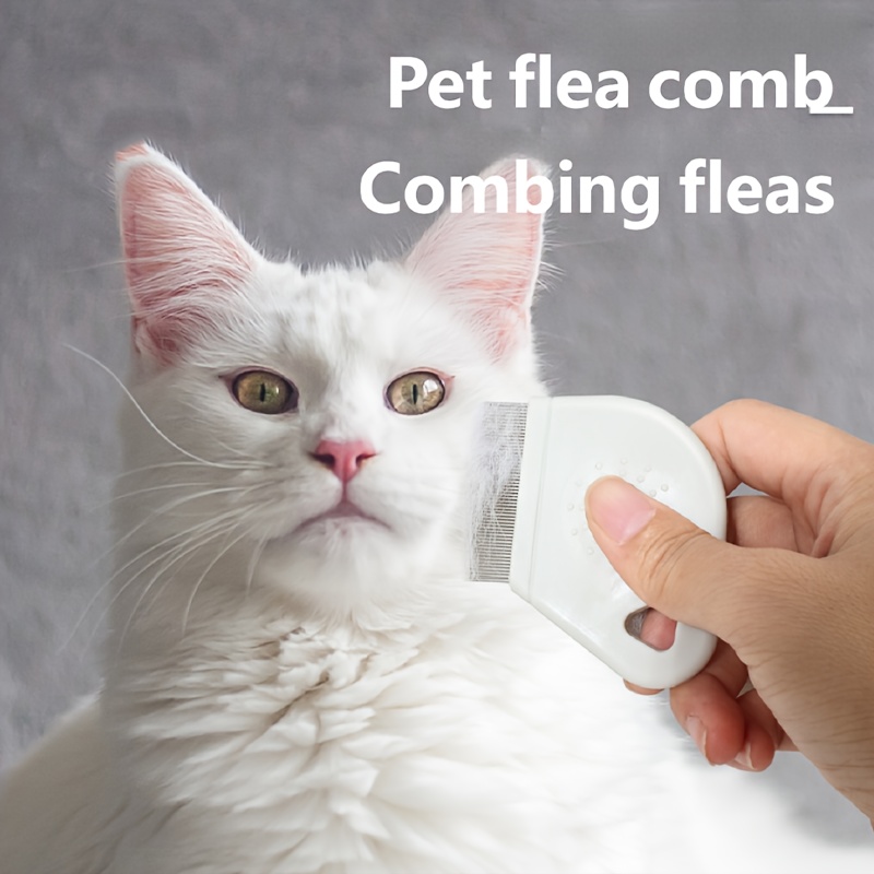 pet comb   universal flea comb knot removal floating hair lice removal needle comb dense teeth   durable thermoplastic polyurethane material