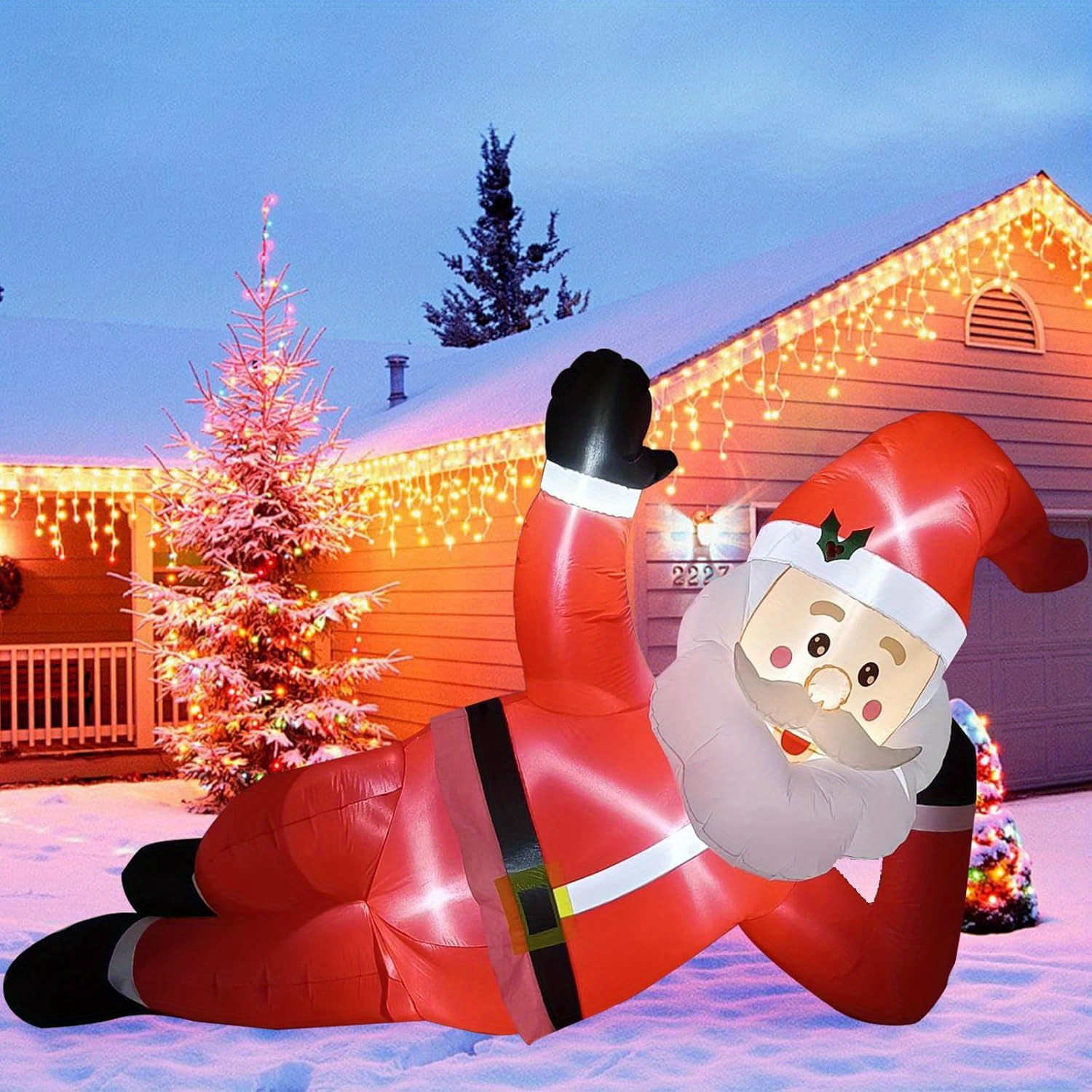 

10ft Inflatable - Oversized Christmas Decoration, Inflatable Decor For , Christmas Lights Display