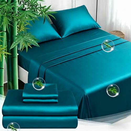 2200tc luxury 100 viscose from bamboo sheets set 3 4pcs bed sheet set kids bamboo sheets super cooling breathable hot sleepers hotel quality bedding sheets set bamboo sheets sets king size queen bamboo sheets bed sheet set