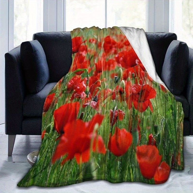 

1 Set 51.2 *59.1 's Day Blanket Poppy Cloths