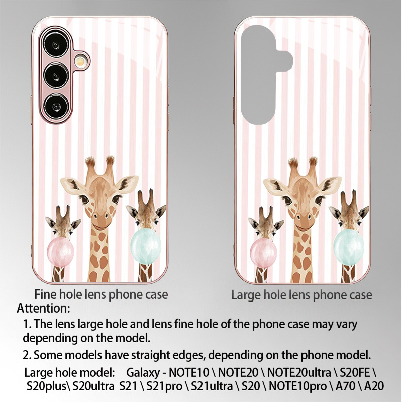 TEMU Phone Case: 3 Giraffes Women' Phone Case For Galaxy S26, S26 Ultra, S25 Plus, S25 Ultra, A53, A54, A55, A05, A13, A14, A15, A33, A34, A36, A52,
