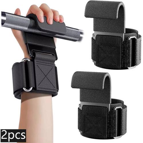 weight lifting hooks for men and women pair 330 lb heavy duty gym lifting wrist strap hook for deadlifts pull ups strength training 0 4inch grip weightlifting hooks for teen