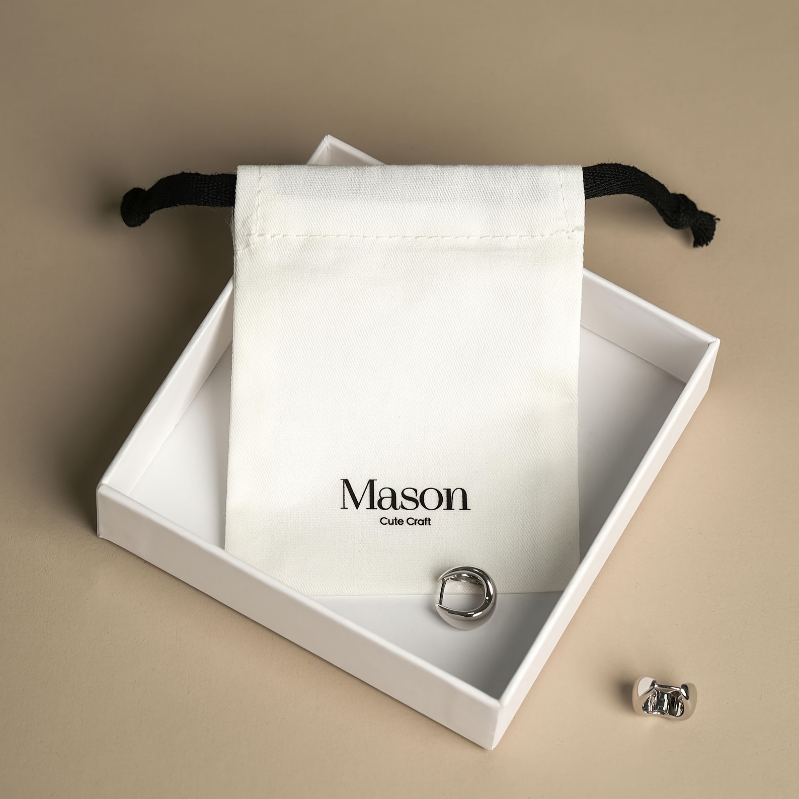 Custom Drawstring Dust Bag with Personalized Brand Logo