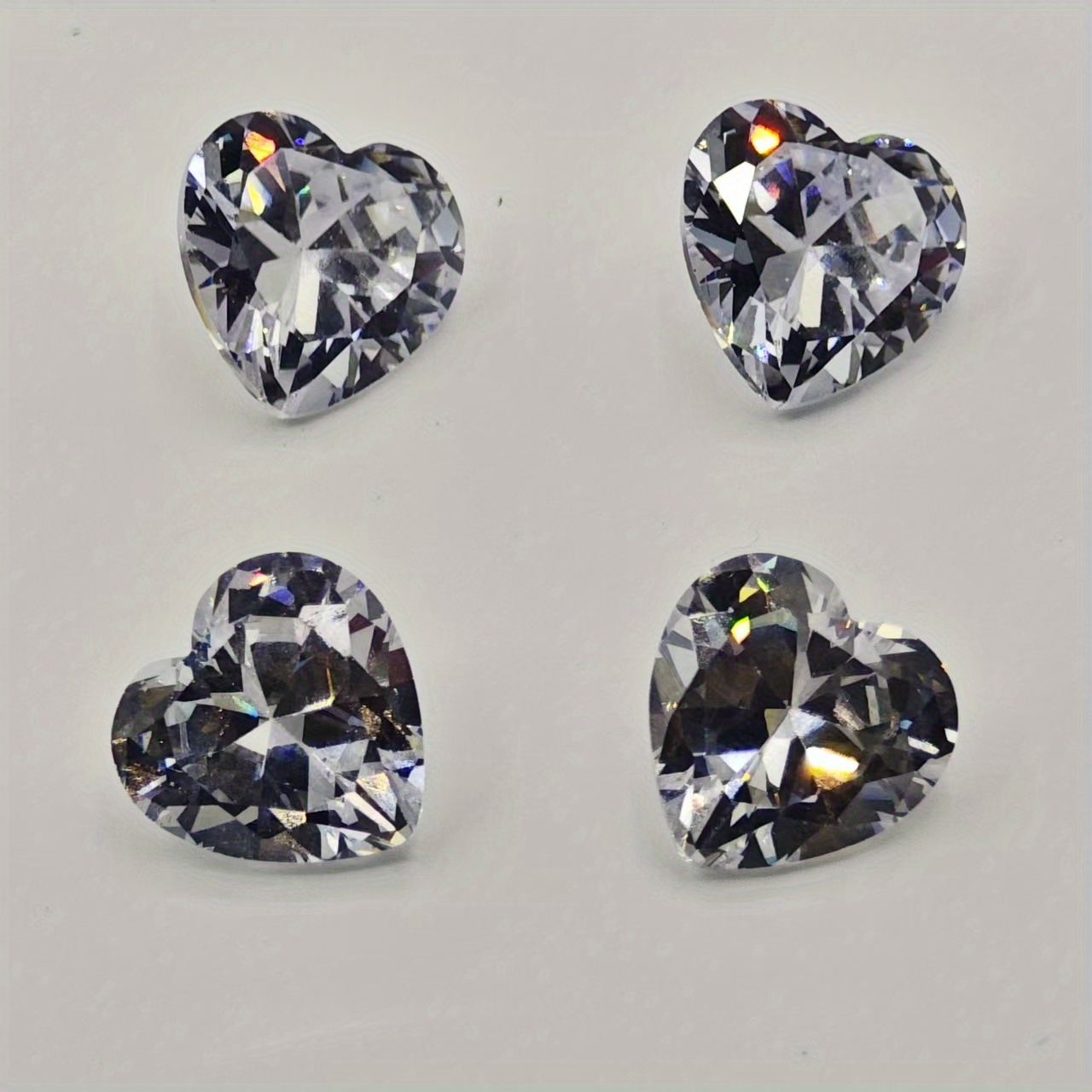 Heart-Shaped Lab-Created Synthetic Moissanite, 10CT for Engagement