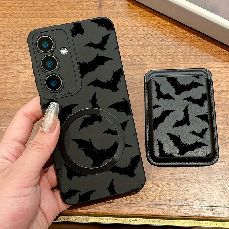 TEMU Phone Case: For Galaxy S25 High Quality Fashion Hot Creative Shockproof Pattern Magnetic Phone Case & Luxury Creative Fashion Faux Leather