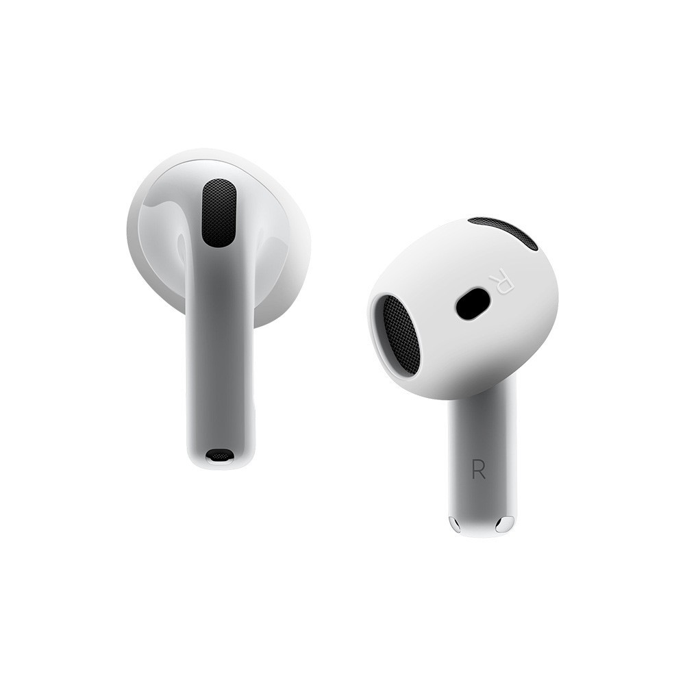 TEMU 6pcs Wireless Earphone Ear Tips Anti-slip Ultra-thin Sports White Replacement Earbuds Accessories