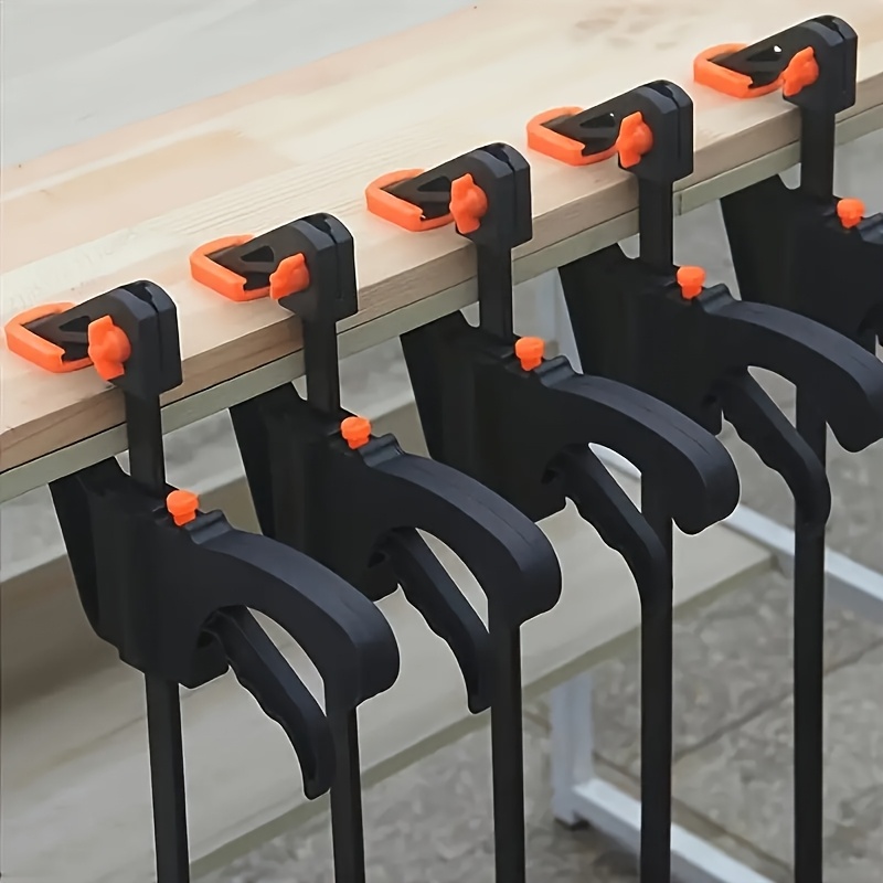 5pcs   clamp set quick release ratchet squeeze woodworking tool     hand tool
