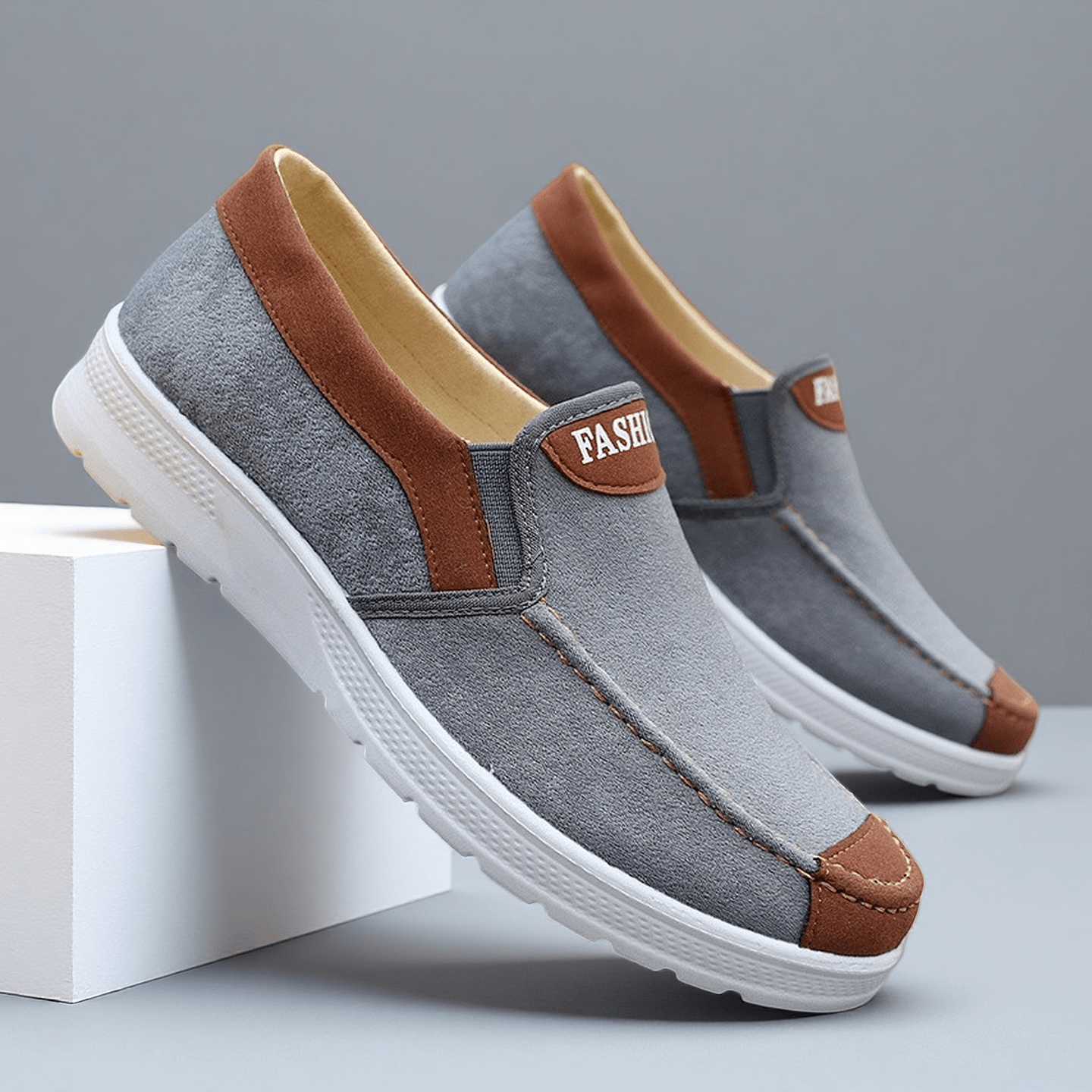 Sneakers, Men's Slip-on Trail Running Shoes, Skate Shoes. Men's Footwear for Outdoor Fitness