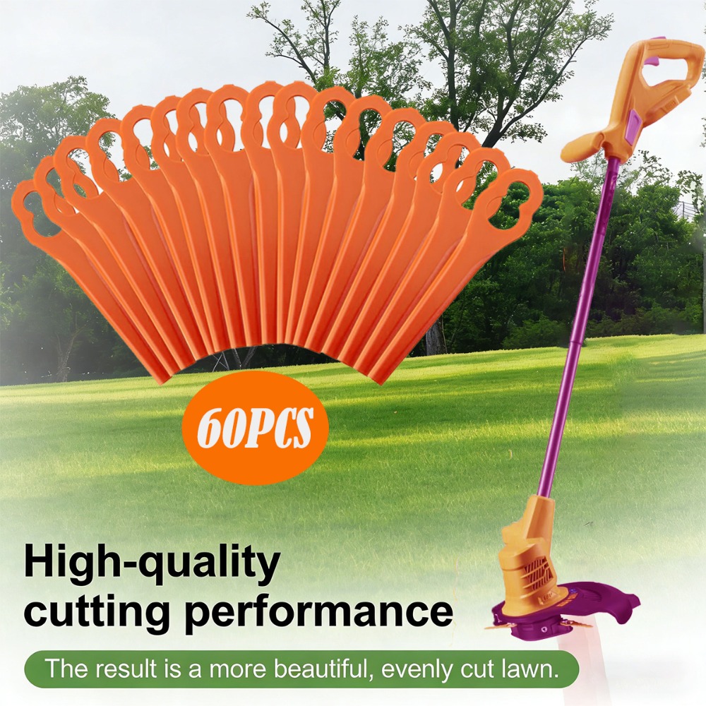 E-shop L90 Trimmer-Klingen mit breitem Schwerpunkt, ABS-Gras-Klingen in Farbe, Kunststoffklingen mit einem Lochdurchmesser von 11,5*7