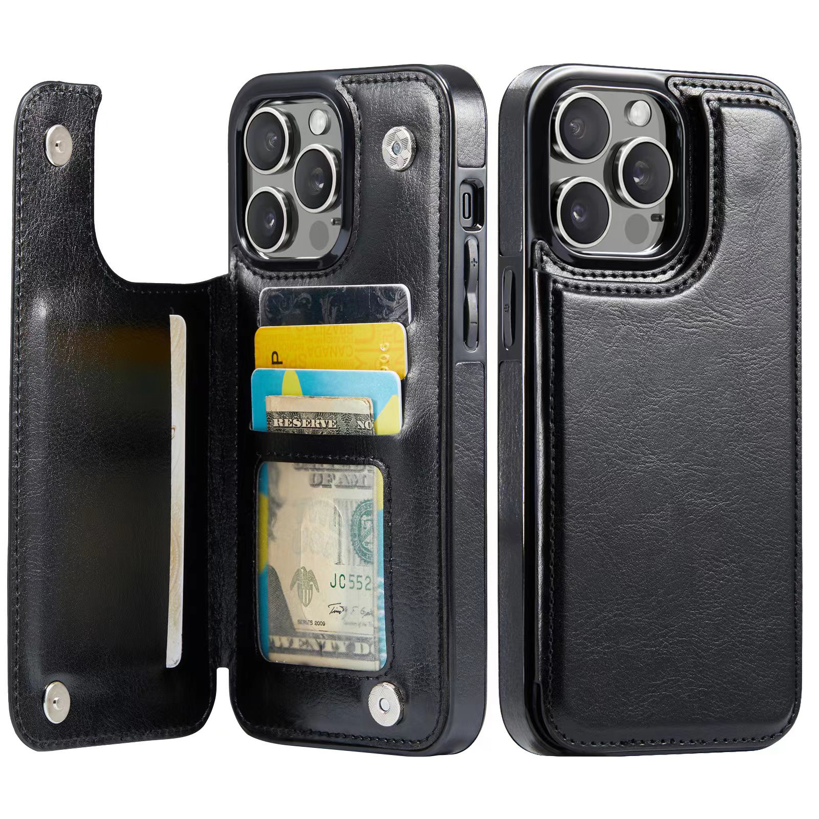galaxy s23 phone case Hand and Hide Customizable Leather Phone Case for Galaxy S23 Ultra Galaxy S23 Plus / Dark Chocolate