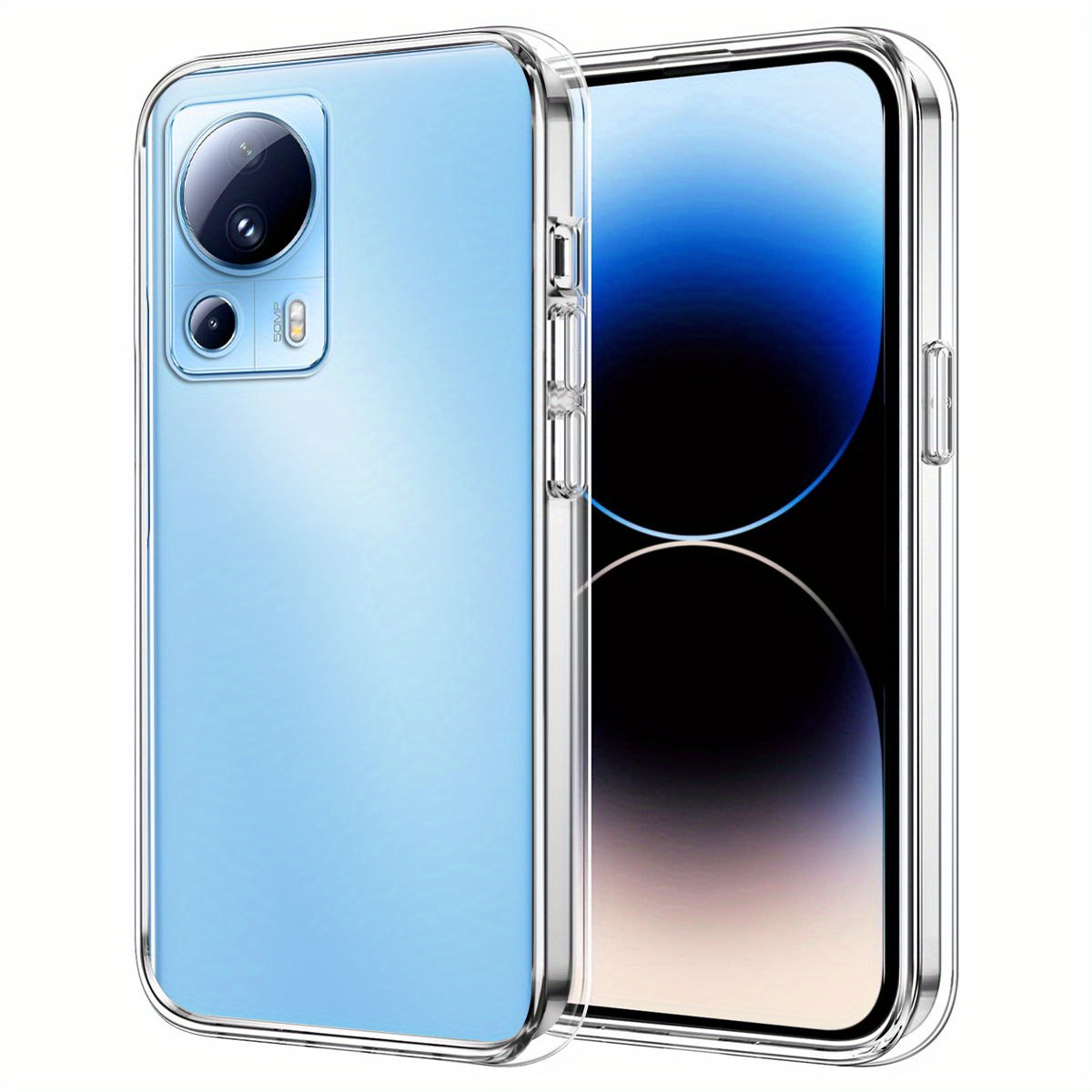 TEMU Phone Case: Case For Xiaomi 13 Lite Shockproof Phone Bumper Cover Anti-scratch (transparent)