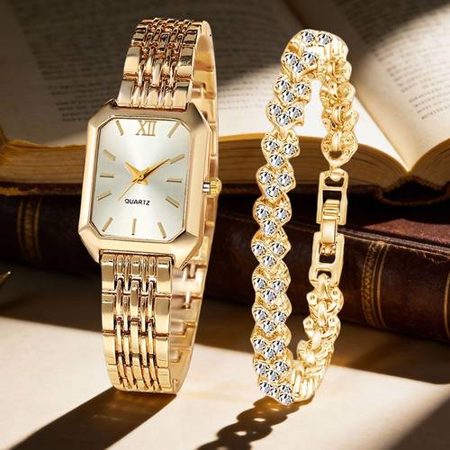 set of 2 womens stylish vintage watches heart shaped chain design quartz watch pointer ideal gift for birthdays christmas easter and new years celebrations
