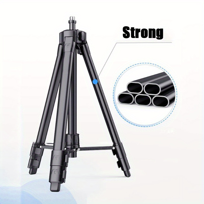 Image of Lightweight Tripod Camera Laser Tripod Level Inclinometer Tripod Aluminium Alloy Spirit Level Holder Fixed Stand Height 1. & And Foldable Tripod, For Surveying Construction