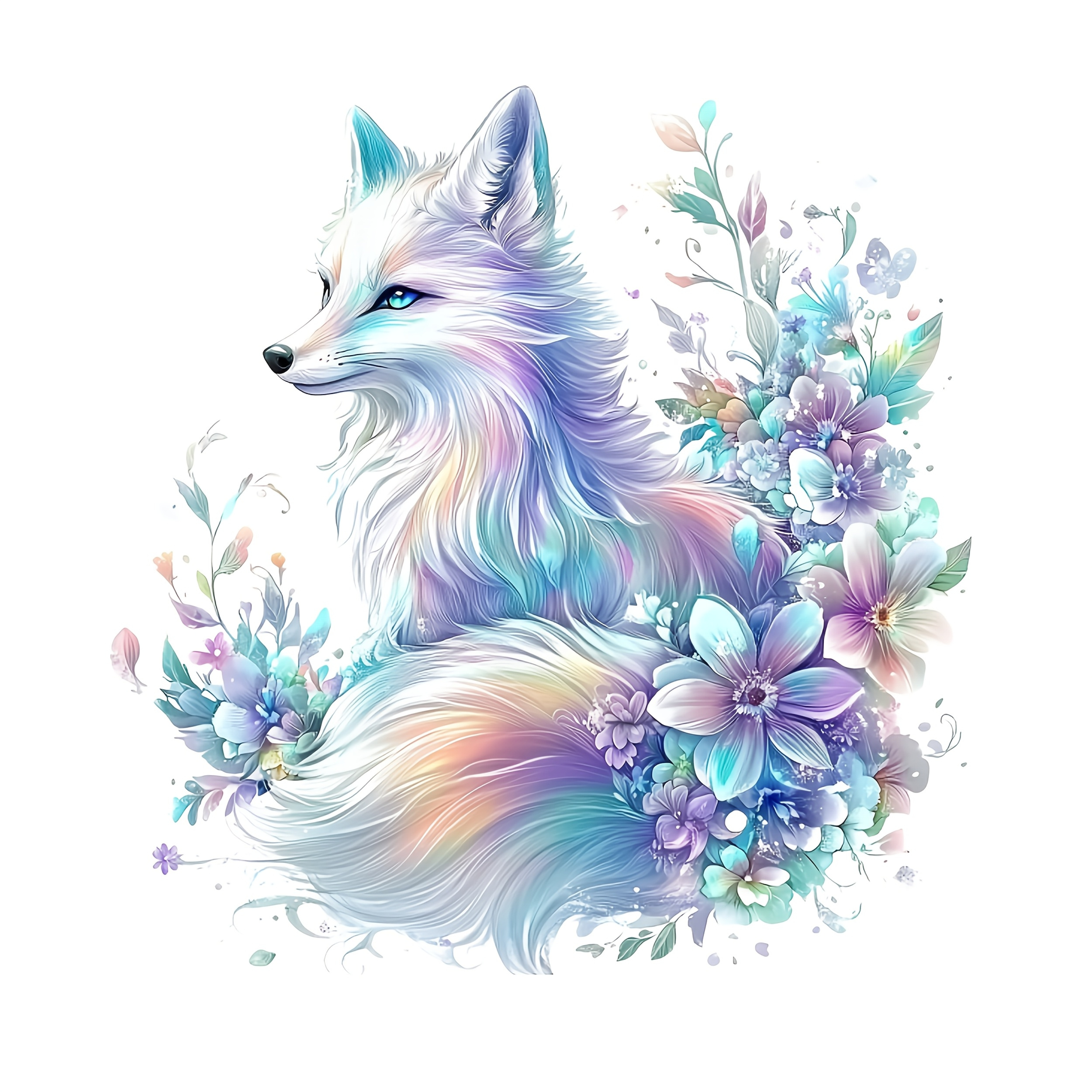 Image of 1pc, Cartoon Fox Iron-on Patch, Colorful , /sweatshirt/backpack/pillow Decoration, Non-woven Plastic Material, Unisex Fashion Accessory