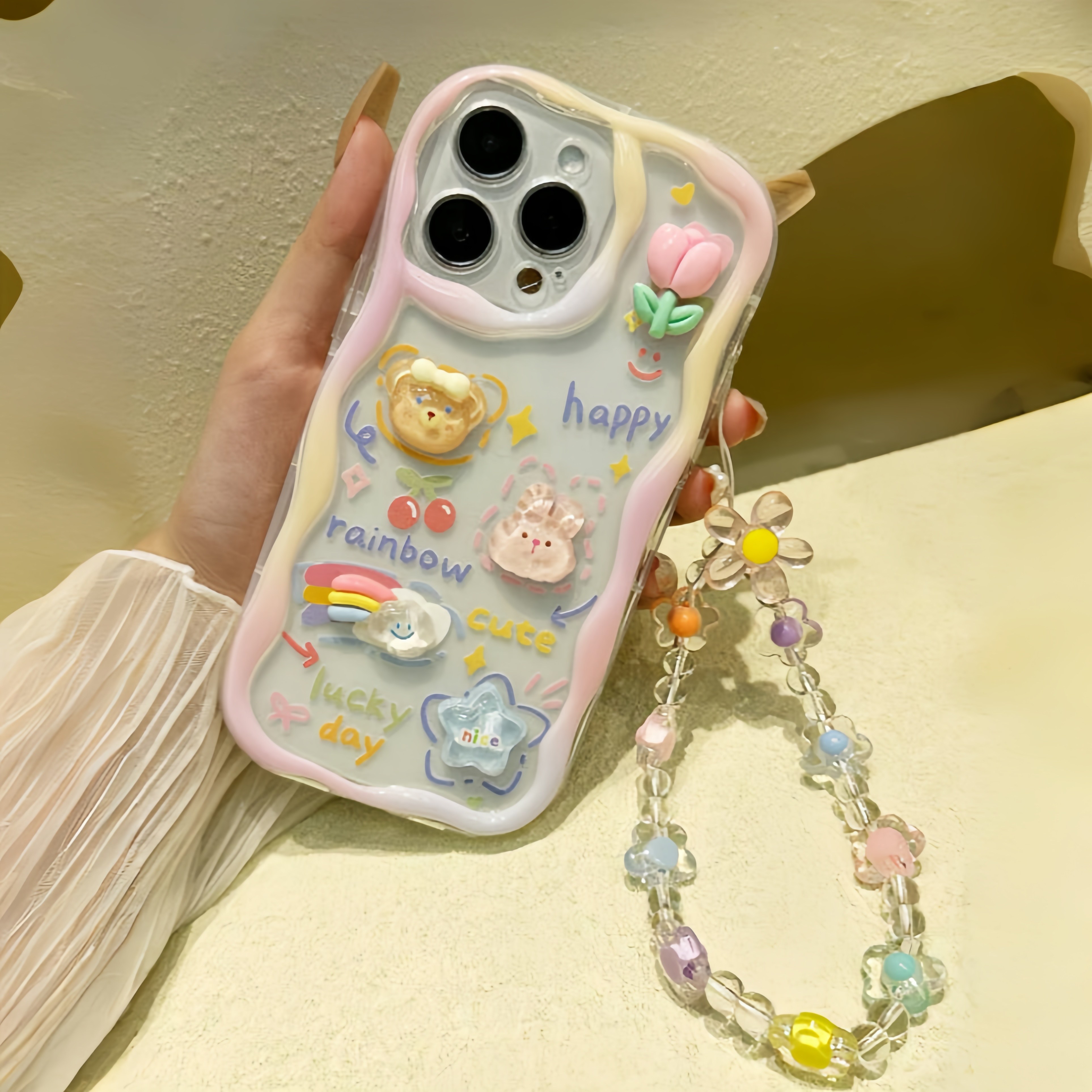charms phone case sold on Temu United States
